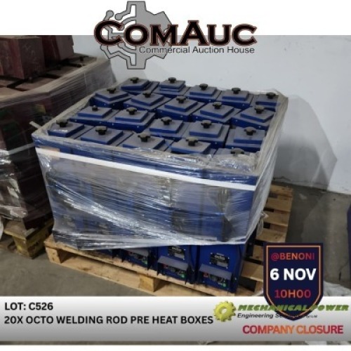 20 X OCTO WELDING ROD PRE HEAT BOXES (Pay per Lot)