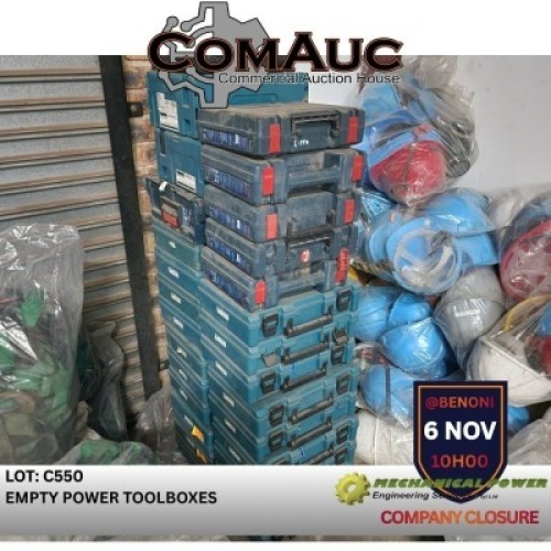 EMPTY POWER TOOLBOXES (Pay per Lot)