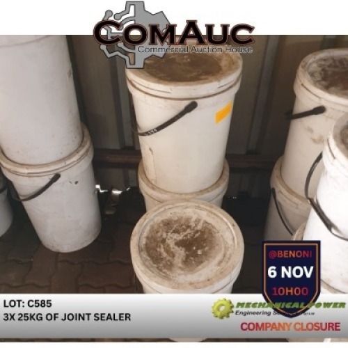3 X 25KG OF JOINT SEALER (Pay per Lot)