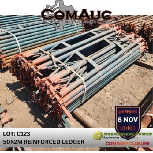 50 X 2.0M REINFORCED LEDGER (Pay per Lot)
