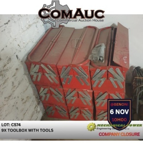 9 X TOOLBOX WITH TOOLS (Pay per Lot)