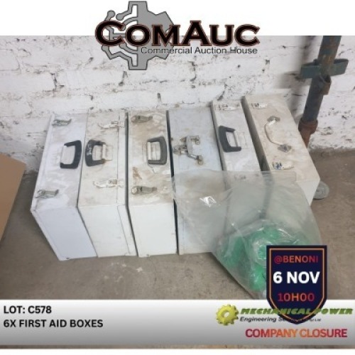 6 X FIRST AID BOXES (Pay per Lot)
