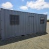 1 X 6M SHIPPING CONTAINER WITH DOOR AND WINDOWS - STOCK NR: 1586 - 15
