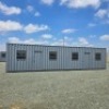1 X 12M SHIPPING CONTAINER WITH DOORS AND WINDOWS - STOCK NR: 1588 - 2