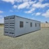 1 X 12M SHIPPING CONTAINER WITH DOORS AND WINDOWS - STOCK NR: 1588 - 5