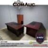OFFICE FURNITURE INCLUDING DESK, CHAIR AND CUPBOARD (Pay per Lot)