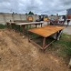 6 X STEEL WORKSHOP TABLES (Pay per Lot) - 8