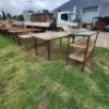 5 X STEEL WORKSHOP TABLES (Pay per Lot) - 5