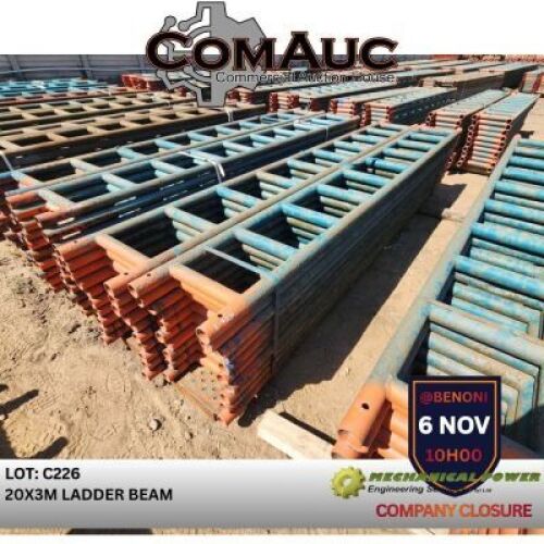 20 X 3.0M LADDER BEAM (Pay per Lot)