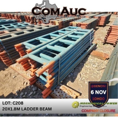 20 X 1.8M LADDER BEAM (Pay per Lot)