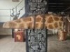 1 X BUFFALO LEATHER & GIRAFFE SKIN RIFLE BAG Spirit of Africa Taxidermy