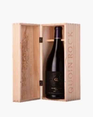 1 X QUOIN ROCK SHIRAZ MAGNUM IN WOODEN GIFT BOX Quoin Rock
