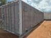 1 x 12m shipping container converted for toilet facility,Condition poor,Floor and floorboards damaged,Toilets and basins damaged