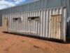 1 x 9m shipping container converted for toilet facility,Condition poor,Floor and floorboards damaged,Toilets and basins damaged - 4