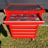 1 X NEW TOOLZA 7 DRAW TOOLBOX ON WHEELS WITH 201 PCS TOOLS STOCK NR: 1611 - 14