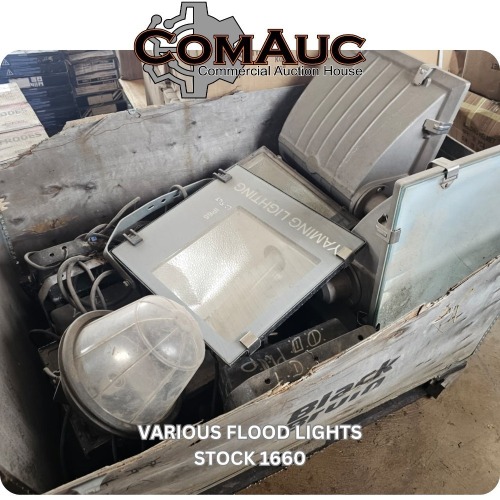 1 X VARIOUS FLOOD LIGHTS STOCK NR: 1660