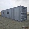1 X 12M SHIPPING CONTAINER WITH DOORS AND WINDOWS STOCK NR: 1665 - 3