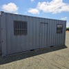 1 X 6M SHIPPING CONTAINER WITH DOOR AND WINDOWS WITH ELECTRICAL INSTALLED STOCK NR: 1586 - 7