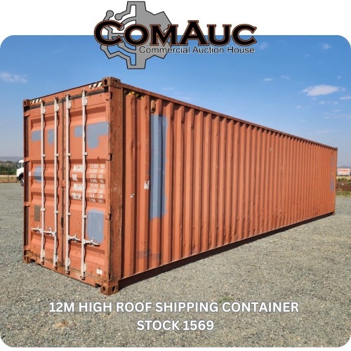 1 X 12M HIGH ROOF SHIPPING CONTAINER STOCK NR: 1569