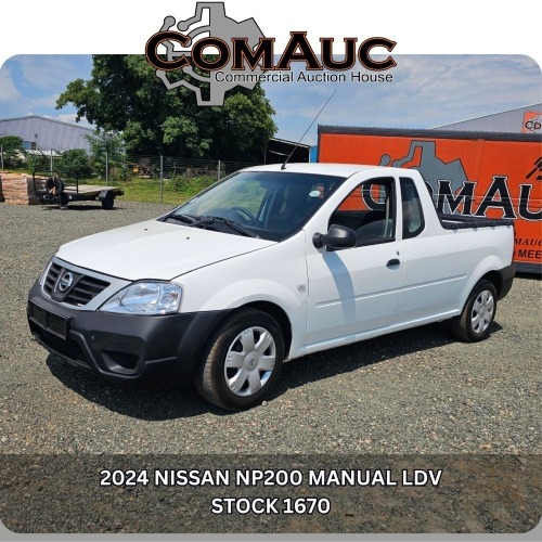 1 X 2024 NISSAN NP200 MANUAL LDV STOCK NR: 1670