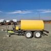 1 X 2021 DOUBLE AXLE DIESEL BOWSER WITH PUMP & METER (+- 2000L) STOCK NR: 1370 - 4
