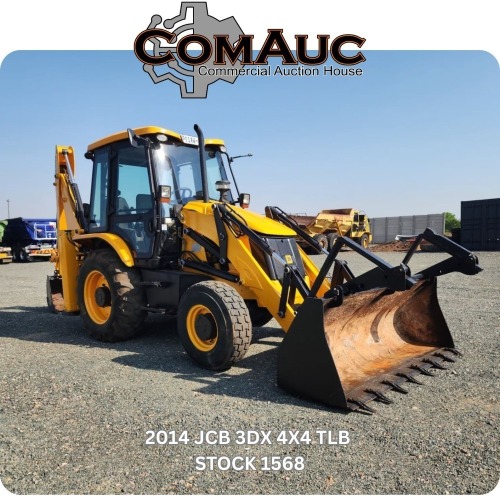 1 X 2014 JCB 3DX 4X4 TLB STOCK NR: 1568