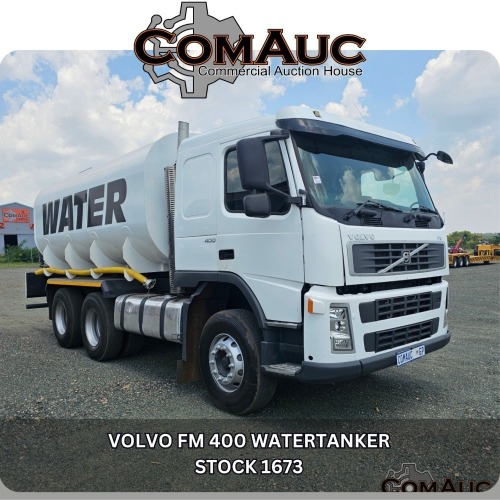1 X VOLVO FM 400 WATERTANKER STOCK NR: 1673