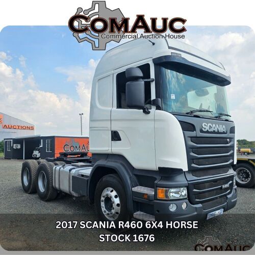 1 X 2017 SCANIA R460 6X4 HORSE STOCK NR: 1676