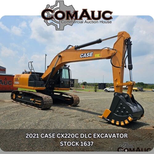 1 X 2021 CASE CX220C DLC EXCAVATOR STOCK NR: 1637