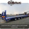 1 X 2016 PR TRI AXLE LOWBED TRAILER WITH RAMP STOCK NR: 1681