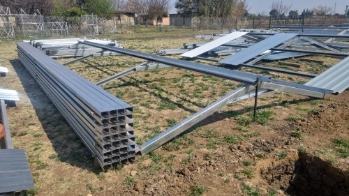 1 X 4mx9m steel structure with no zinc height 3m Vanderbijlpark
