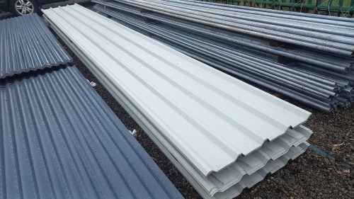 1 X 6.3m Chromodeck widespan sheet off white 0.55mm thick Vanderbijlpark