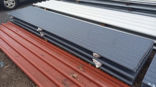 1 X 4m Chromodeck corregated sheet grey 0.55mm thick Vanderbijlpark