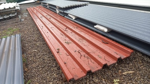 1 X 6m Chromodeck IBR sheet red 0.55mm thick Vanderbijlpark
