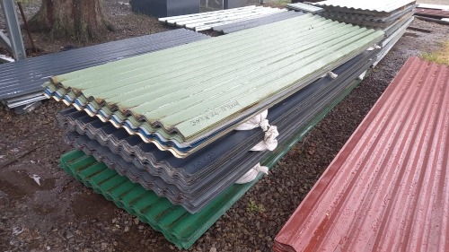 1 X 3m Chromodeck Corregated sheet green 0.55mm thick Vanderbijlpark