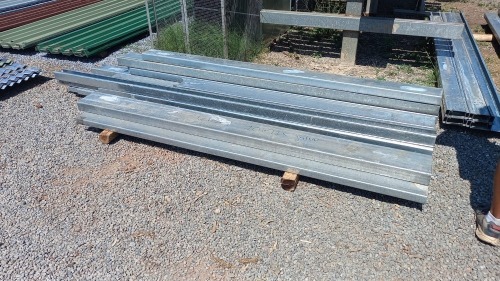 1 X 1.8m to 3m galvanised lipchannel offcuts 2mm thick Vanderbijlpark
