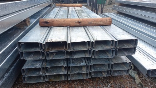1 X 3m galvanised lipchannel 150mmx65mm 2mm thick Vanderbijlpark