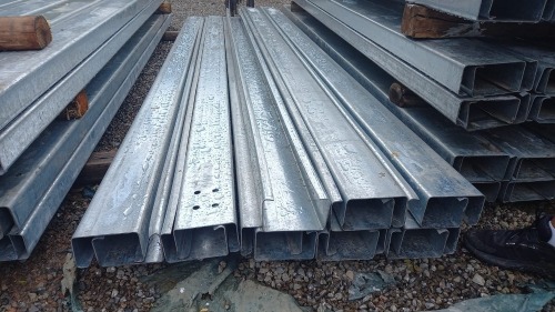 1 X 3m galvanised lipchannel 125mmx75mm 2mm thick Vanderbijlpark