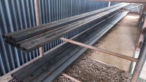 1 X 9.145m Black lipchannel 75x50mm 2mm thick Vanderbijlpark