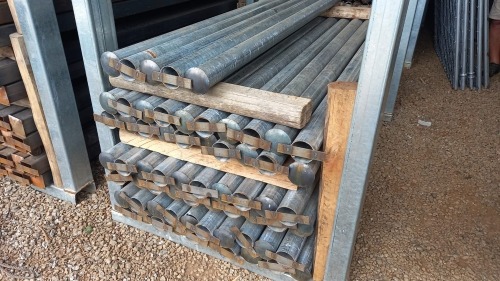1 X 2.4m Round poles galvanised 76mm 2mm thick Vanderbijlpark