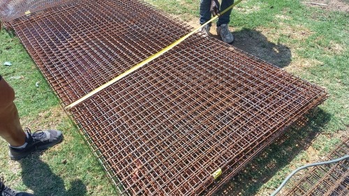 1 X 1.2mx2.4m mesh 50mmx50mm hole 5mm thick Vanderbijlpark