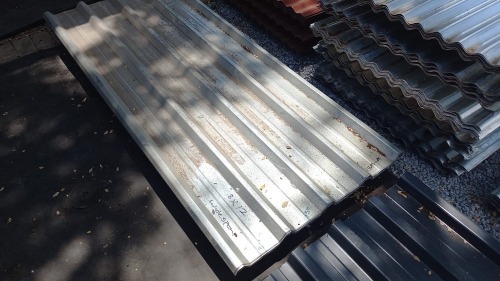 1 X 1.8m galvanised widespan sheets 0.55mm Vanderbijlpark