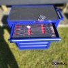 1 X NEW TOOLZA 7 DRAW TOOLBOX ON WHEELS WITH 201 PCS TOOLS STOCK NR: 1694 - 5