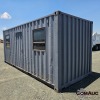 1 X 6M SHIPPING CONTAINER WITH DOOR AND WINDOWS STOCK NR: 1689 - 5