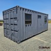 1 X 6M SHIPPING CONTAINER WITH DOOR AND WINDOWS STOCK NR: 1689 - 6