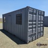 1 X 6M SHIPPING CONTAINER WITH DOOR AND WINDOWS STOCK NR: 1688 - 3