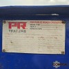 1 X 2016 PR TRI AXLE ROLLBACK LOWBED TRAILER WITH RAMPS STOCK NR: 1681 - 7