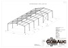 1 X NEW STEEL STRUCTURE 

12x36x4,5
14 columns 152x152 H beam
14 rafters 140x70 IPE
48 off 6m x 150x50 galv lipped channels 
All structural nuts and bolts included
Detailed erecting drawings
**TO BE ASSEMBLED STOCK NR: 1669 - 7