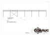 1 X NEW STEEL STRUCTURE 

12x36x4,5
14 columns 152x152 H beam
14 rafters 140x70 IPE
48 off 6m x 150x50 galv lipped channels 
All structural nuts and bolts included
Detailed erecting drawings
**TO BE ASSEMBLED STOCK NR: 1669 - 11