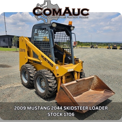 1 X 2009 MUSTANG 2044 SKIDSTEER LOADER STOCK NR: 1706